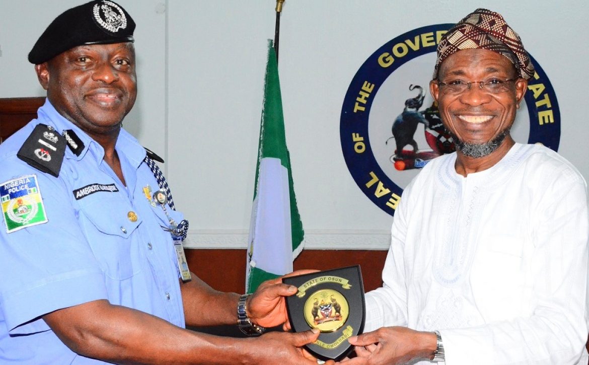 ASSISTANT INSPECTOR GENERAL OF POLICE VISITS AREGBESOLA -1