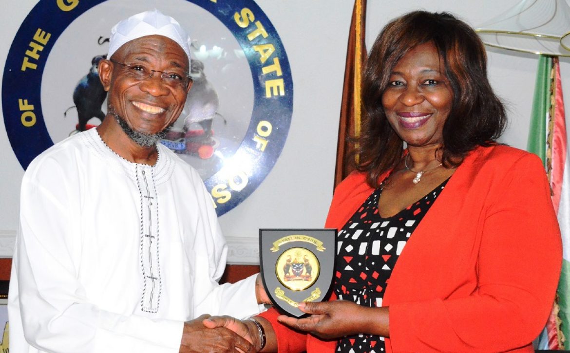 INTERNATIONAL TRADE MEMBERS VISIT AREGBESOLA 1