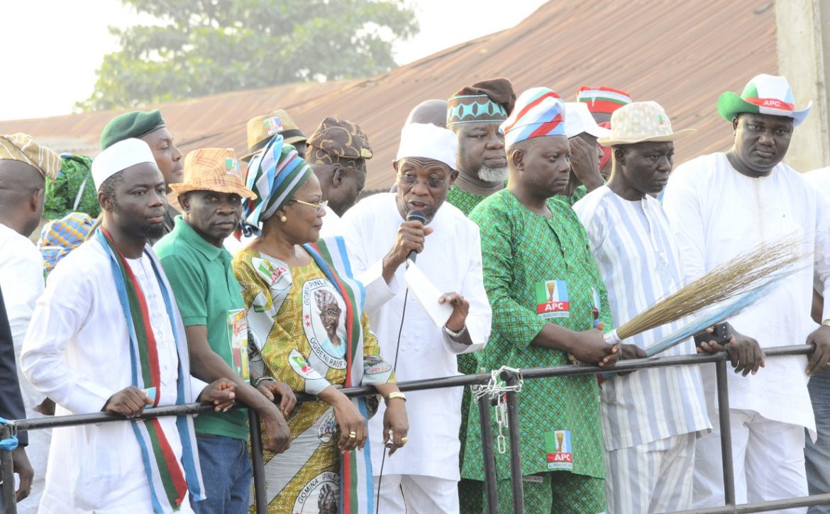 AREGBESOLA TAKES APC PRESIDENTIALSTATE AND NATIONAL ASSEMBLIES CAMPAIGNS TRAIN IFON-OSUN 1