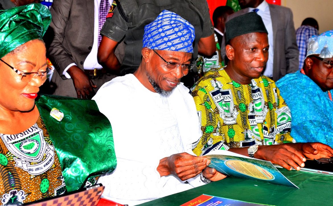 AOPSHON Award to Governor Aregbesola 1