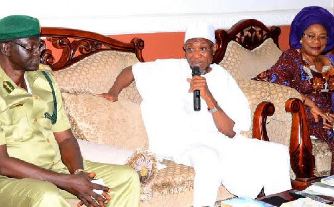 New-Comptroller-of-Prisons-Osun-State-Command-meets-aregbesola1