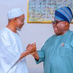 Governor Ademola Adeleke visited leaders across party lines earlier today in commemoration of Eid al-Adha